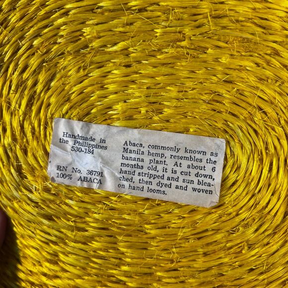 Abaca Fiber Hemp Trivets & Coasters Set of 9 MCM Retro VTG Home Decor Cottage - Picture 9 of 10